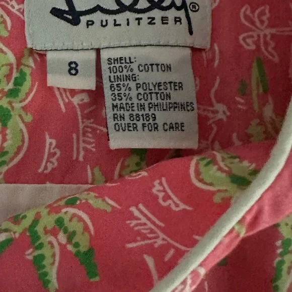 Vintage Lilly Pulitzer Island Oasis Dress - Picture 4 of 4